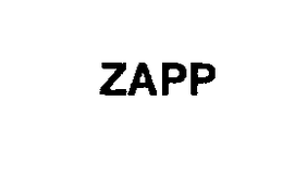 ZAPP trademark