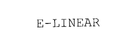 E-LINEAR trademark