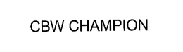 CBW CHAMPION trademark