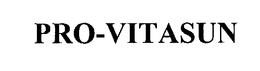PRO-VITASUN trademark