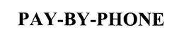 PAY-BY-PHONE trademark