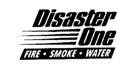 DISASTER ONE FIRE .SMOKE . WATER trademark