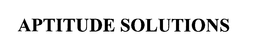 APTITUDE SOLUTIONS trademark
