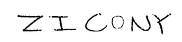 ZICONY trademark