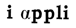 I APPLI trademark