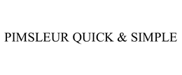 PIMSLEUR QUICK & SIMPLE trademark
