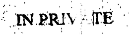 IN PRIVATE trademark