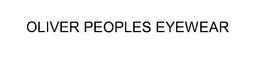 OLIVER PEOPLES EYEWEAR trademark