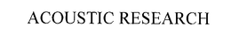 ACOUSTIC RESEARCH trademark