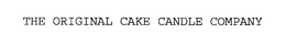THE ORIGINAL CAKE CANDLE COMPANY trademark