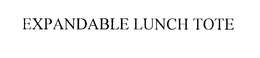 EXPANDABLE LUNCH TOTE trademark
