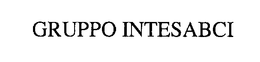 GRUPPO INTESABCI trademark