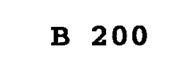 B 200 trademark