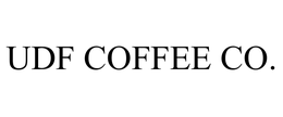 UDF COFFEE CO. trademark