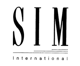 SIM INTERNATIONAL trademark