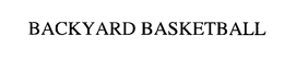 BACKYARD BASKETBALL trademark