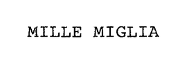 MILLE MIGLIA trademark
