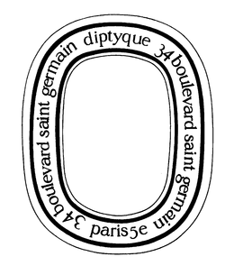 34 BOULEVARD SAINT GERMAIN DIPTYQUE PARIS5E trademark