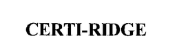 CERTI-RIDGE trademark