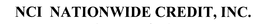 NCI NATIONWIDE CREDIT, INC. trademark