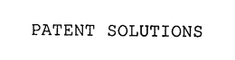 PATENT SOLUTIONS trademark