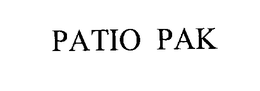PATIO PAK trademark
