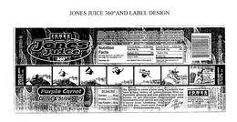 JONES JUICE 360 AND LABEL DESIGN trademark