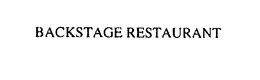 BACKSTAGE RESTAURANT trademark