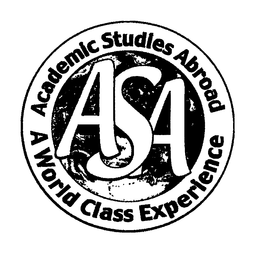 ASA ACADEMIC STUDIES ABROAD A WORLD CLASS EXPERIENCE trademark