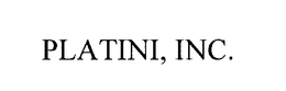 PLATINI, INC. trademark