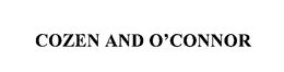 COZEN AND O'CONNOR trademark