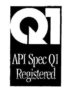 Q1 API SPEC Q1 REGISTERED trademark