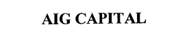 AIG CAPITAL trademark