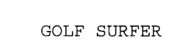 GOLF SURFER trademark