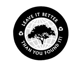 LEAVE IT BETTER THAN YOU FOUND IT! trademark