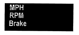 MPH RPM BRAKE trademark