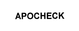 APOCHECK trademark