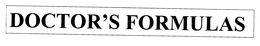 DOCTOR'S FORMULAS trademark