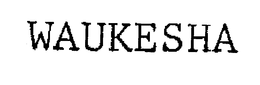 WAUKESHA trademark