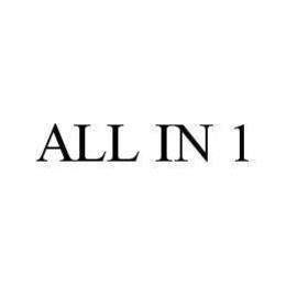 ALL IN 1 trademark