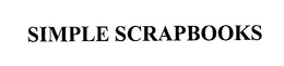 SIMPLE SCRAPBOOKS trademark