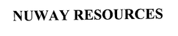 NUWAY RESOURCES trademark