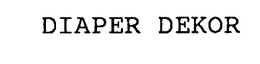 DIAPER DEKOR trademark