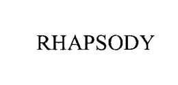 RHAPSODY trademark