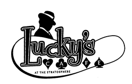 LUCKY'S CAFE AT THE STRATOSPHERE trademark