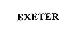 EXETER trademark