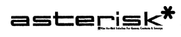 ASTERISK THE NO-RISK SOLUTION FOR GAMES, CONTESTS & SWEEPS trademark