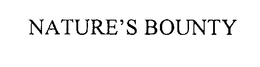 NATURE'S BOUNTY trademark
