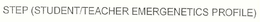 STEP (STUDENT/TEACHER EMERGENETICS PROFILE) trademark