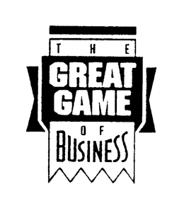 THE GREAT GAME OF BUSINESS trademark